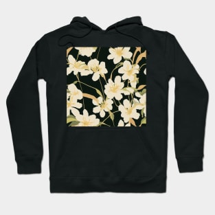 Beautiful Stylized Yellow-White Flowers, for all those who love nature #191 Hoodie